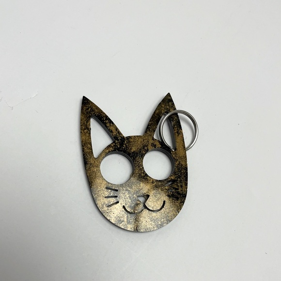 NWOT ⚜️🖤⚜️ Handmade Resin Self Defense Key Chain - Picture 4 of 10